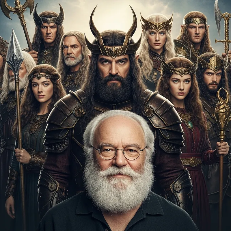 Majestic Lord of the Rings Art | High-Fantasy Characters