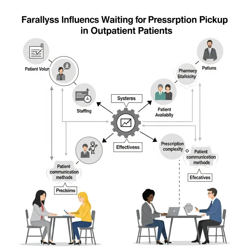 Framework for Analyzing Wait Time Factors in Outpatient Prescription Pickup