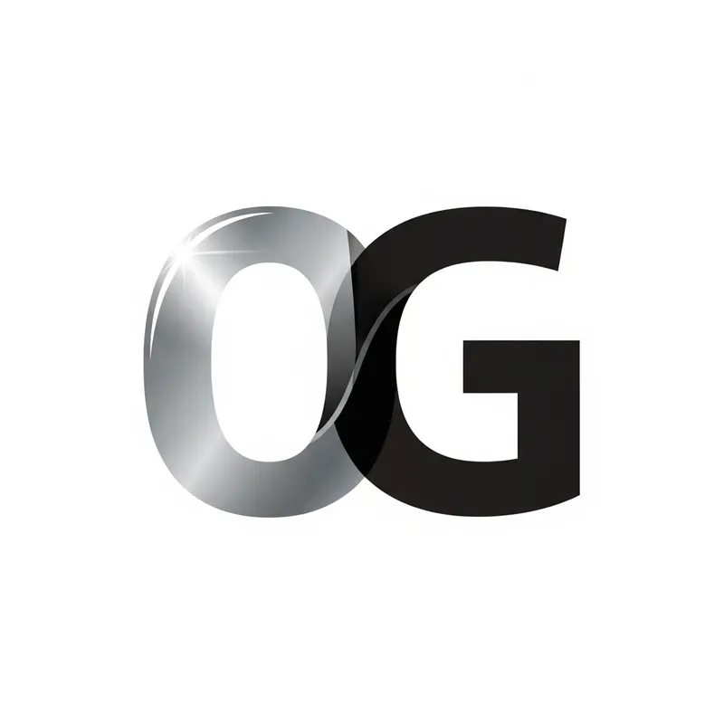 Unique O G Logo Design