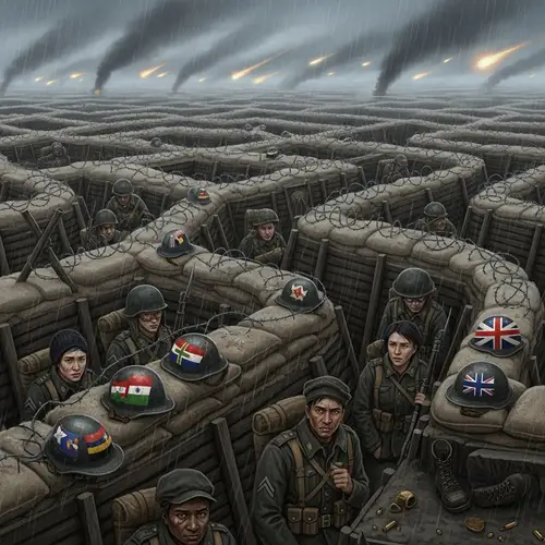 Trench Warfare Paths of World War I