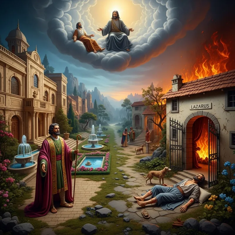 Luke 16:19-31 Parable Diorama | Biblical Illustration Luke 16:19-31 Parable Diorama | Biblical Illustration