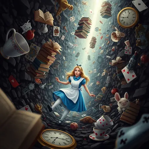 Alice in Wonderland - Falling into a Fantasy World