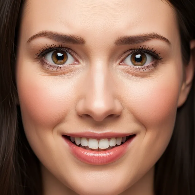 Happy & Curious Women Face: Learn More with Joy