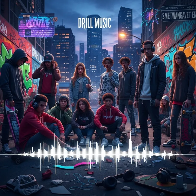 Fierce Urban Youth: Drill Music's Pulse & Graffiti Art