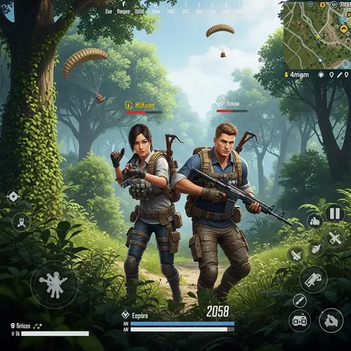 Multiplayer Battle Royale Game | Jungle Survival Adventure