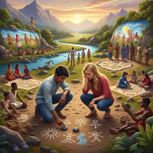 Imaginary World of Non-Verbal Communication | Diverse Ethnic Interactions