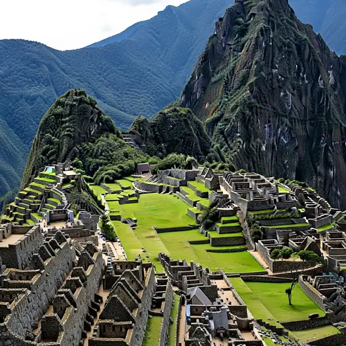 Inca-Themed Soccer Stadium at Machu Picchu