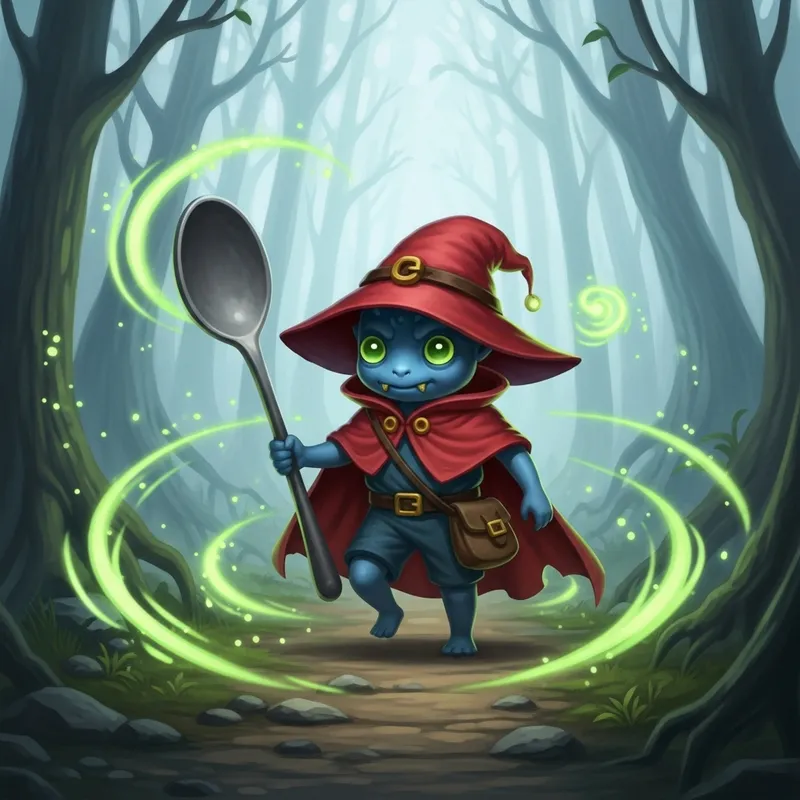 Mysterious Pudgy Character with Enigmatic Abilities