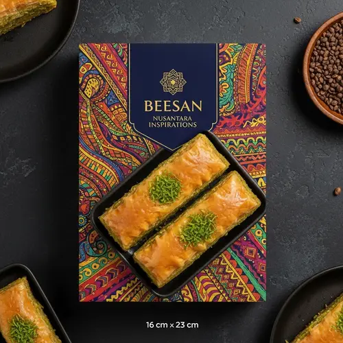 Luxurious Baklava Packaging Design Inspired by Indonesia | BEESAN