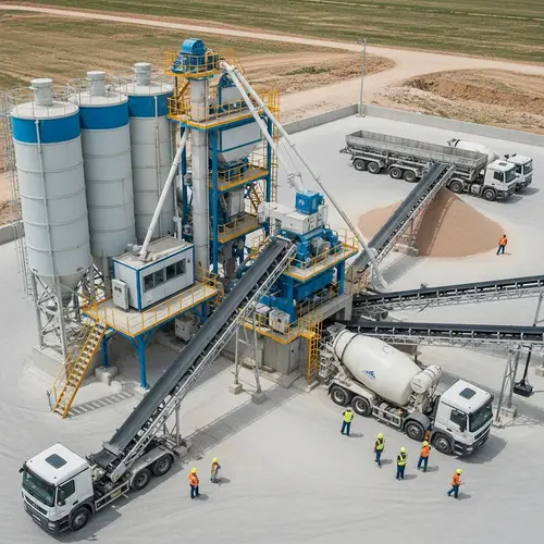 Industrial Concrete Batching Plant: Design & Operation