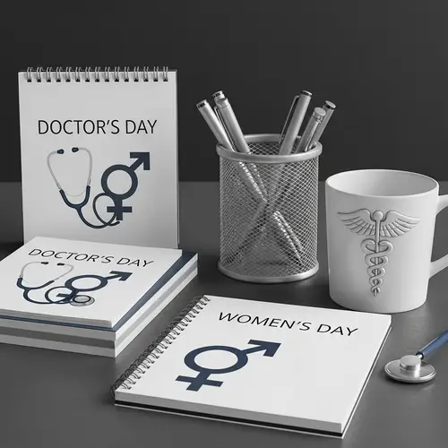 Professional Doctor's Day & Women's Day Stationery for Office