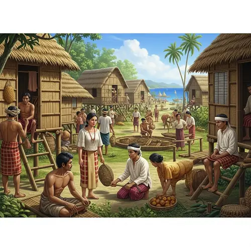 Prehispanic Philippines: Diverse Villagers & Traditional Lifestyle