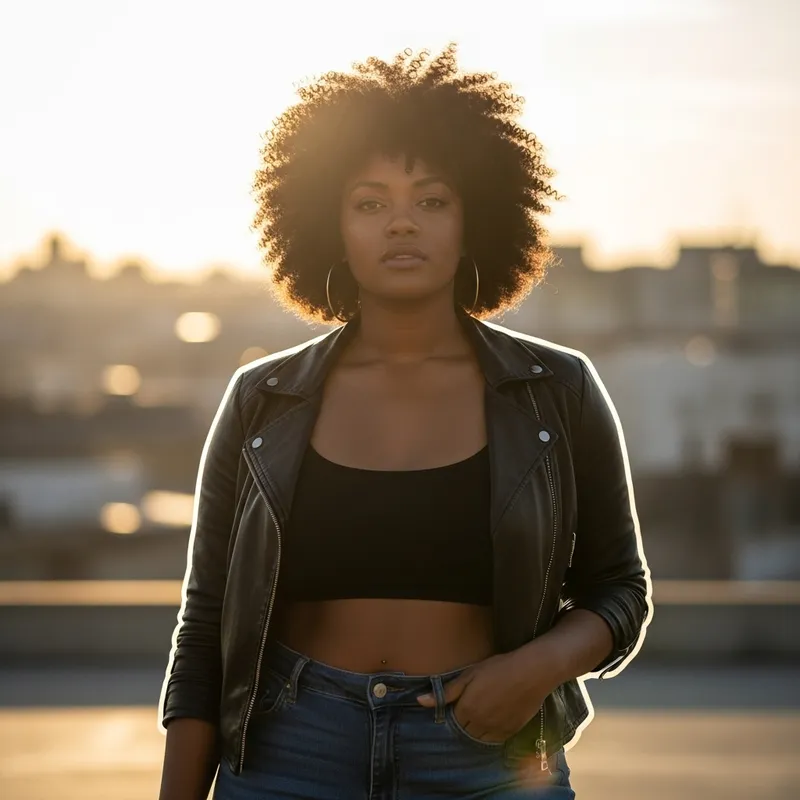 Empowering Black Afro Curvy Woman: Embracing Beauty & Diversity