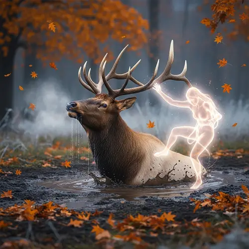 Fall Season Elk Stuck in Mud - Spirit Rescue Effort