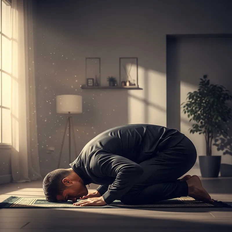 Ronaldo Prays Like a Muslim - Quiet Reflection in Prayer Posture