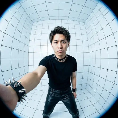 Extreme Fisheye Lens Selfie | Grunge Aesthetic