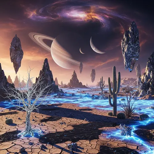 Experimental Desert Landscape