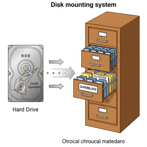Linux Disk Mounting Process: Explained with Diagram
