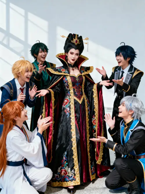 Villainous Empress Cosplay Group Photo