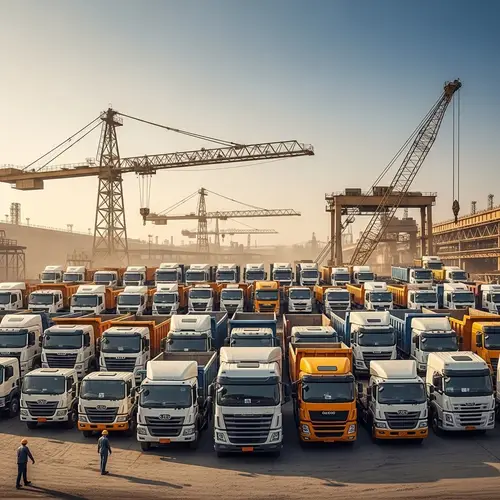 Dynamic Fleet of Trucks in Industrial Setting