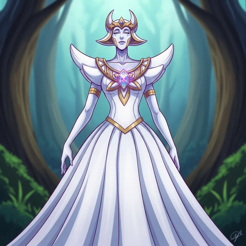 Majestic Mega Gardevoir in Enchanted Forest - Fantasy Artwork Majestic Mega Gardevoir in Enchanted Forest - Fantasy Artwork