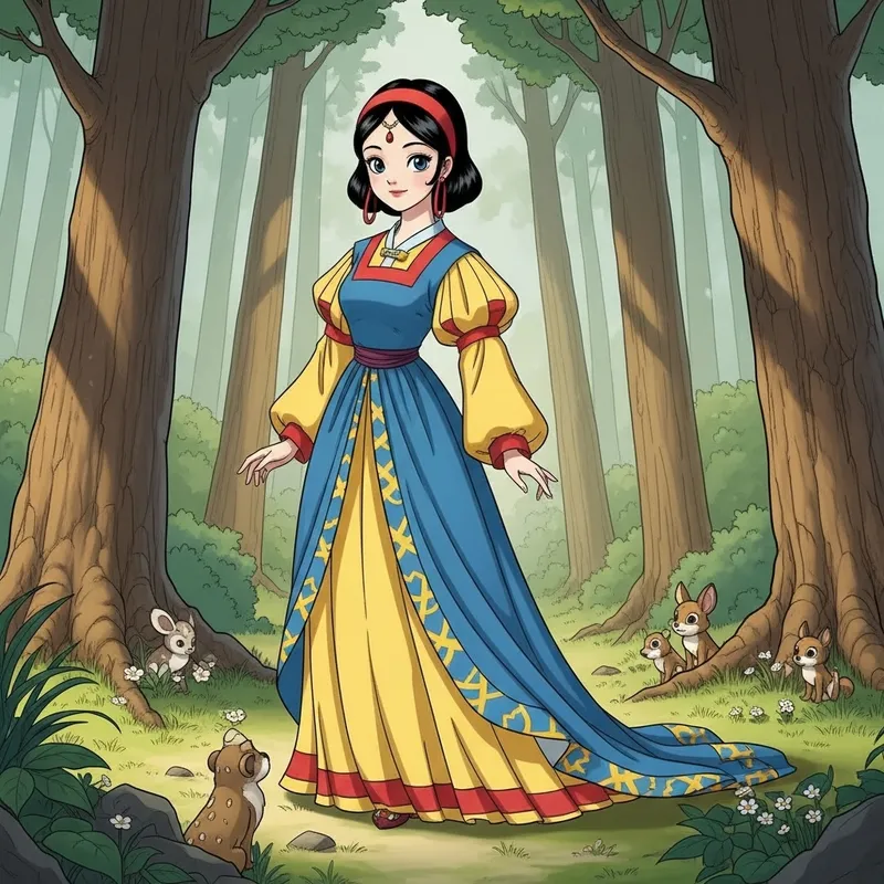 Snow White Manga - Enchanting Fairytale Artwork Snow White Manga - Enchanting Fairytale Artwork