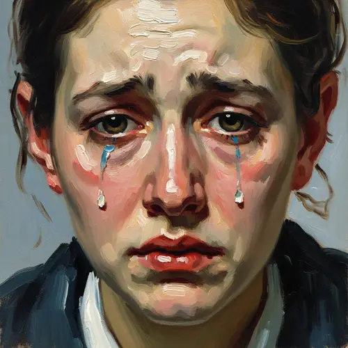 Depression Impressionism Portrait | Emotional Art