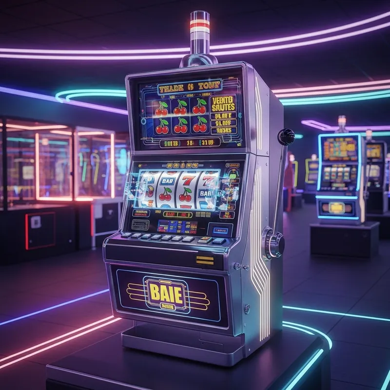 Retro Futuristic Slot Machine | Game Arcade Marvel