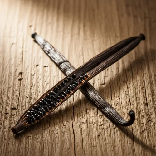 Madagascar Vanilla Bean | Dark Brown Pod & Black Seeds