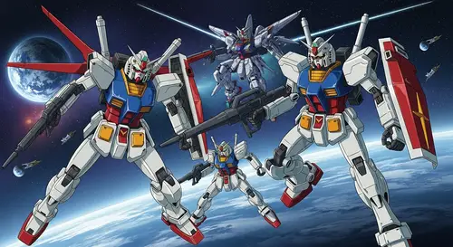 Epic Space Battle with Anime-Inspired Strike Fighters | Mecha Genre