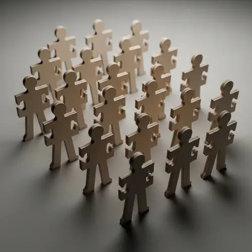 Homogeneous Group of Identical Miniature Figures