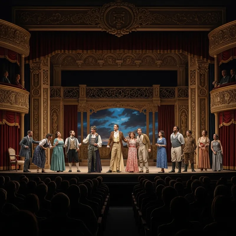 Authentic Musical Theatre Realism Painting