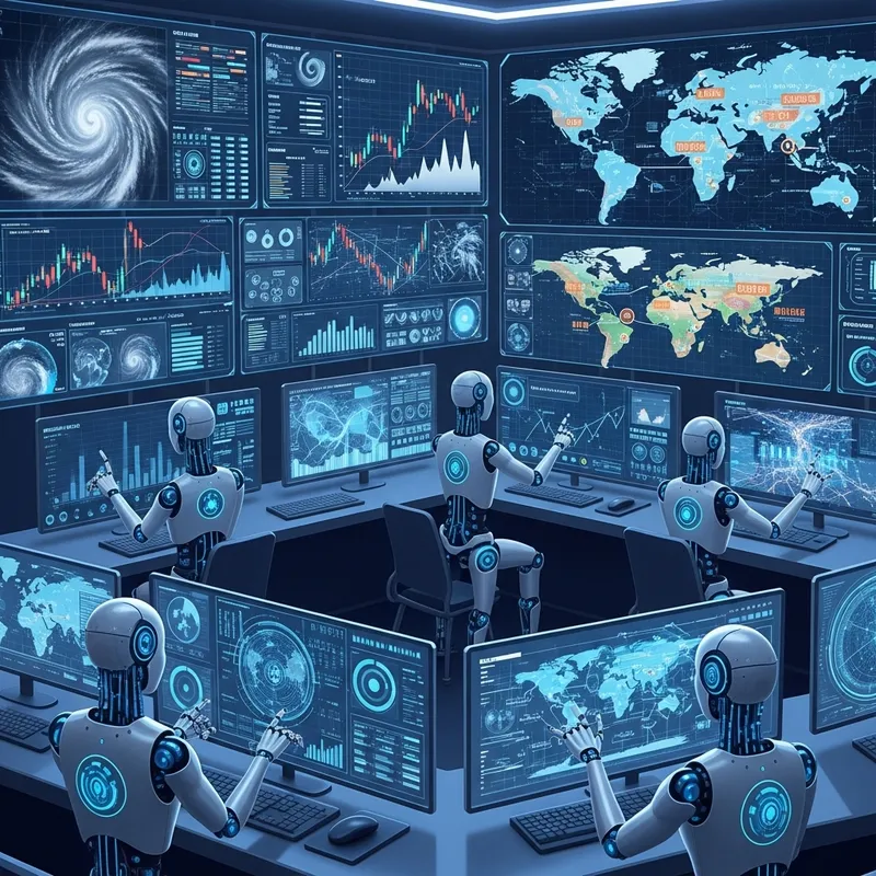 Forecasting & Risk Mitigation with AI | Control Room Scene