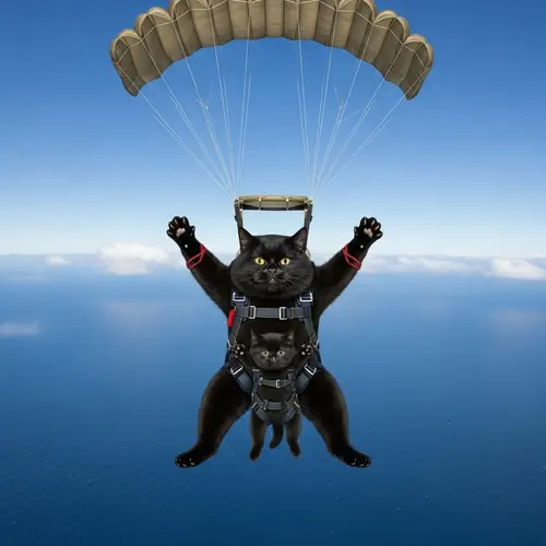 Thrilling Tale of a Skydiving Cat and Kitten | Survival Journey