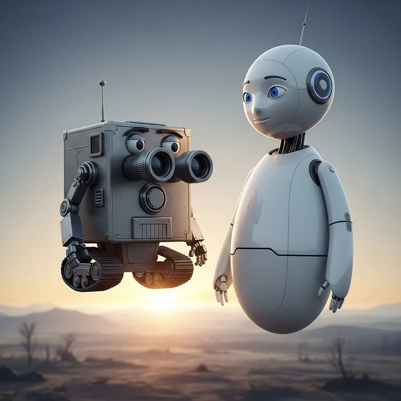 Wall-E and EVE: Companionship in Post-Apocalyptic Landscape