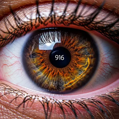 Hyperrealistic Eye Art: Detailed Close-up in Vibrant Colors