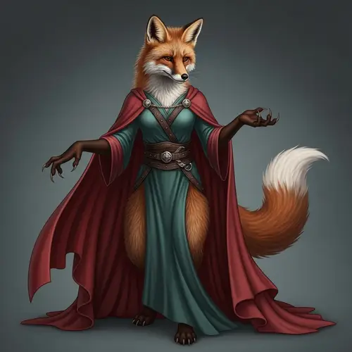 Mythical Man-Fox: A Blend of Human and Nature