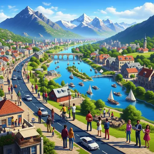 Harmonious World with United Humanity | Peaceful & Thriving Globe