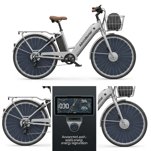 Futuristic Electric Bicycle | Advanced Pedaling Assist System