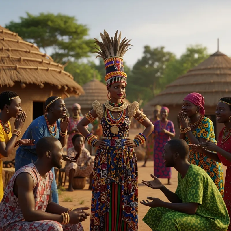 African Village Social Dynamics: Mocking Princess Lira's Appearance African Village Social Dynamics: Mocking Princess Lira's Appearance