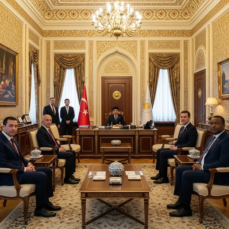 Ambassadorial Office in Turkish Embassy | Golden Grandeur & Prestige