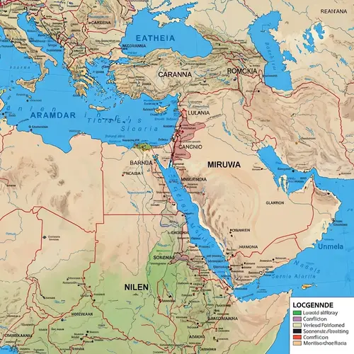 Political Map of Arab World: 5 Contemporary Conflicts