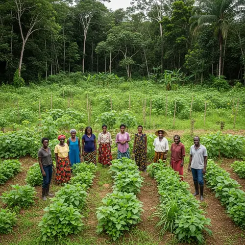 Unity in Agriculture: African Community in Rainforest