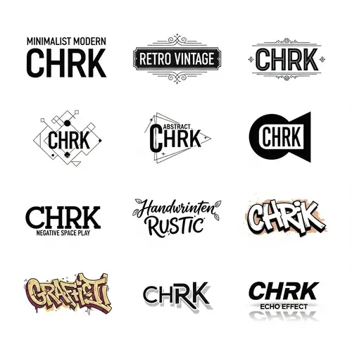 CHRK Logo Design: Minimalist, Retro, Abstract & More