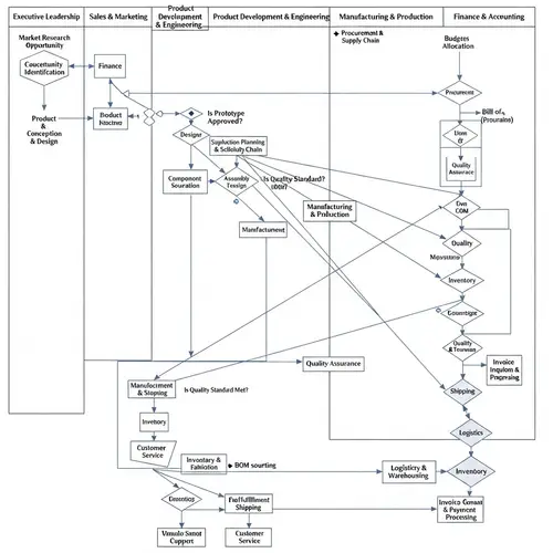 Hardware Company Process Map: Key Stakeholders & Example
