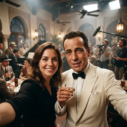Selfie with Rick Blaine: Casablanca Set Experience