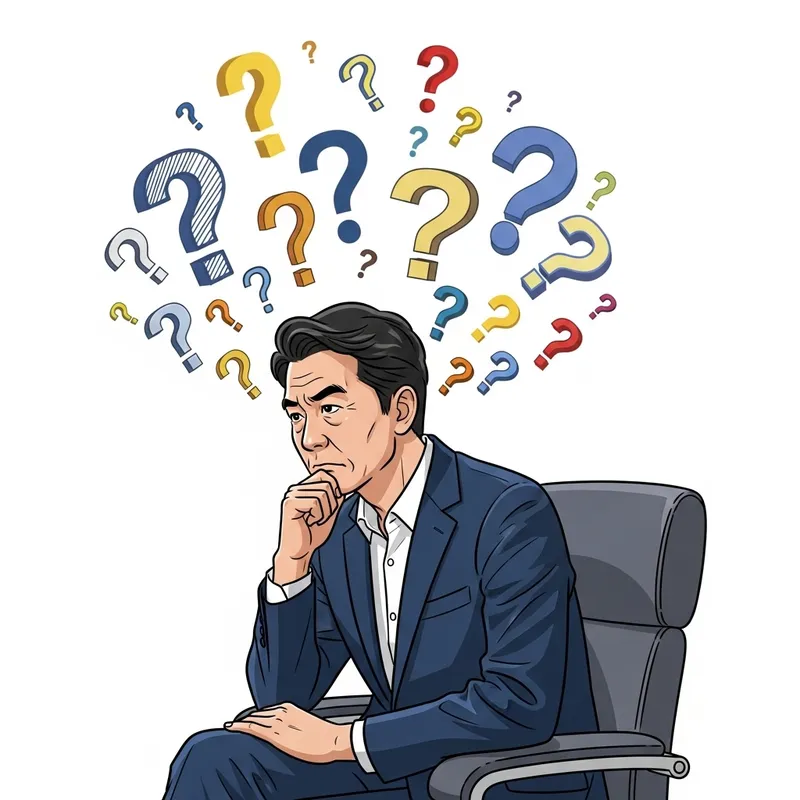 Diverse Leader Contemplating Questions Diverse Leader Contemplating Questions