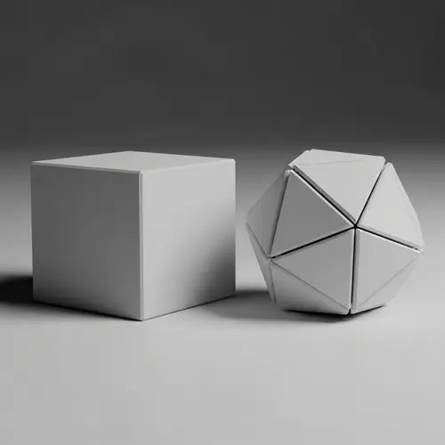 Cubo y Poliedro: Geometric Artistry Unveiled
