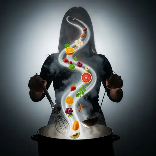 Mystical Cooking: Enigmatic Cauldron Scene