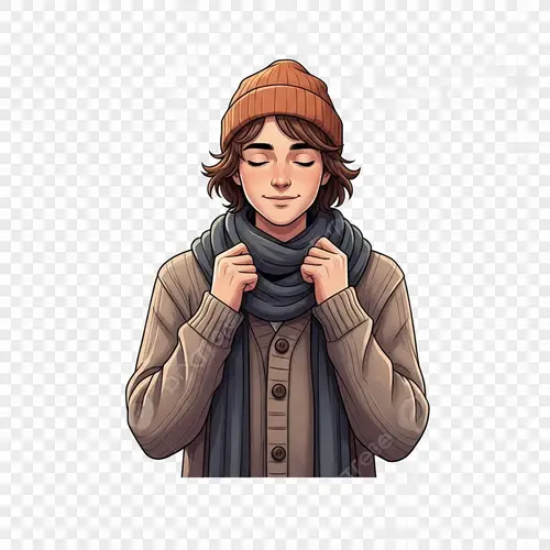 Stylish Teenager in Autumn Clothing | High-Quality Image